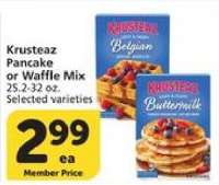 Krusteaz Pancake or Waffle Mix