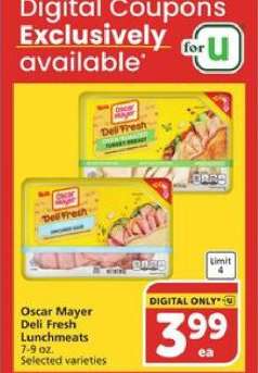 Oscar Mayer Deli Fresh Lunchmeats