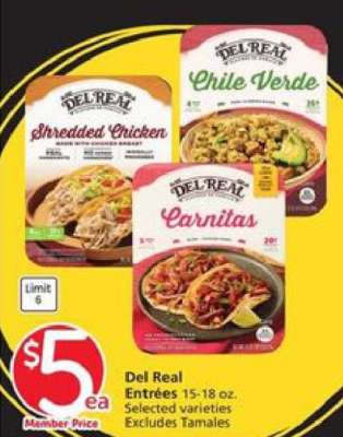 Del Real Entrées