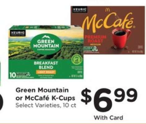 Green Mountain or McCafé K-Cups