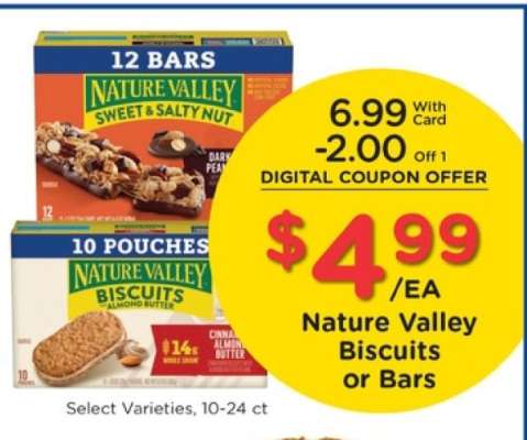 Nature Valley Biscuits or Bars