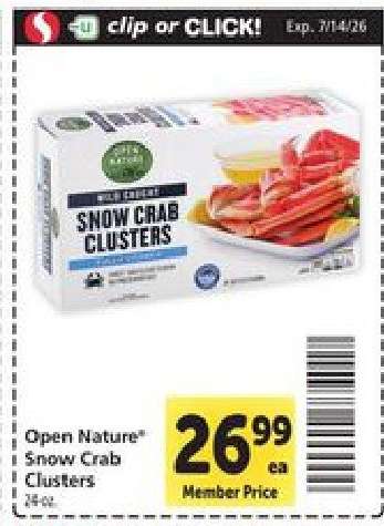 Open Nature Snow Crab Clusters