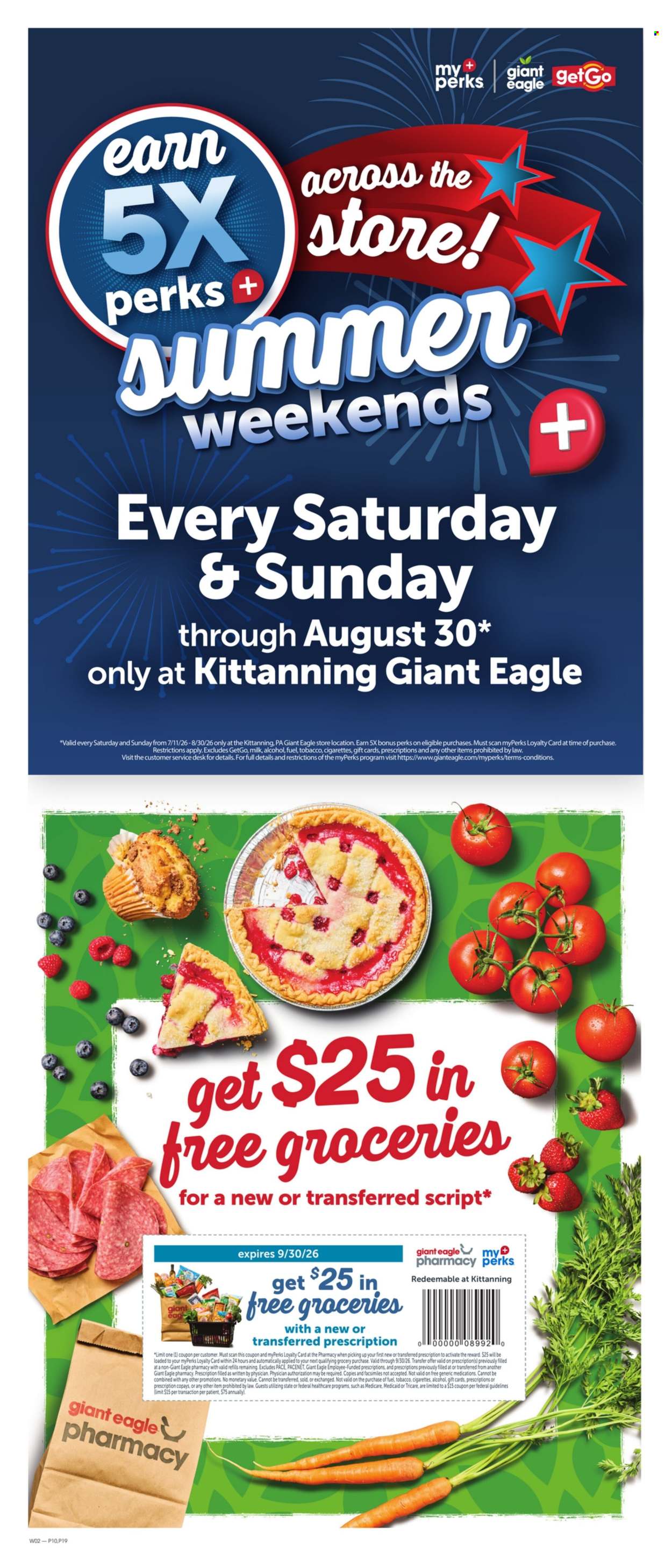 Giant Eagle ad  - 07.09.2026 - 07.15.2026. Page 2