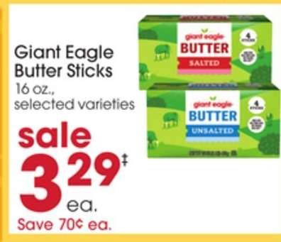 Giant Eagle Butter Sticks