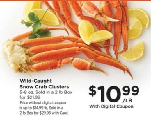 Wild-Caught Snow Crab Clusters