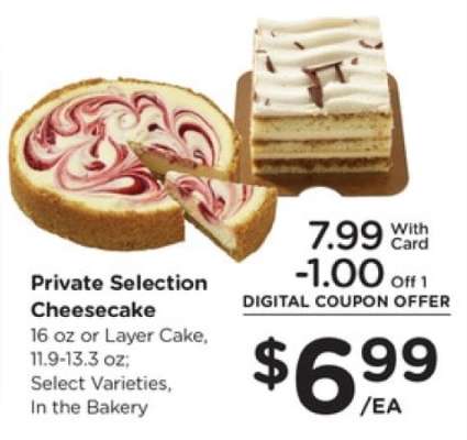Private Selection Cheesecake