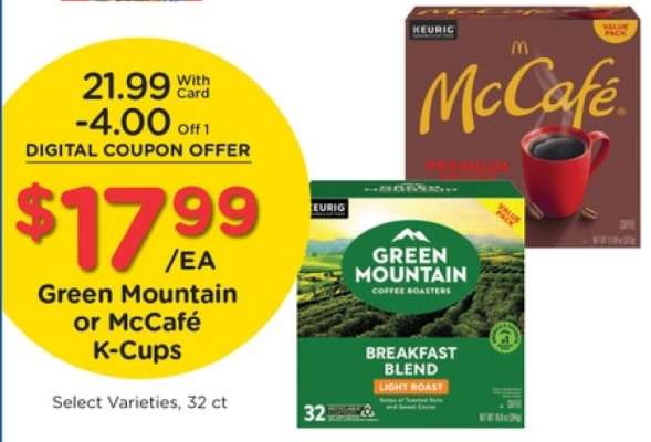 Green Mountain or McCafé K-Cups