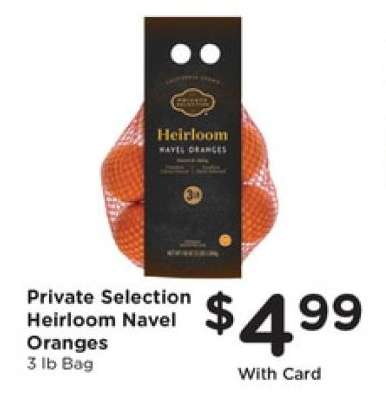 Private Selection Heirloom Navel Oranges