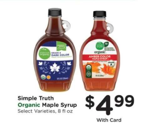 Simple Truth Organic Maple Syrup
