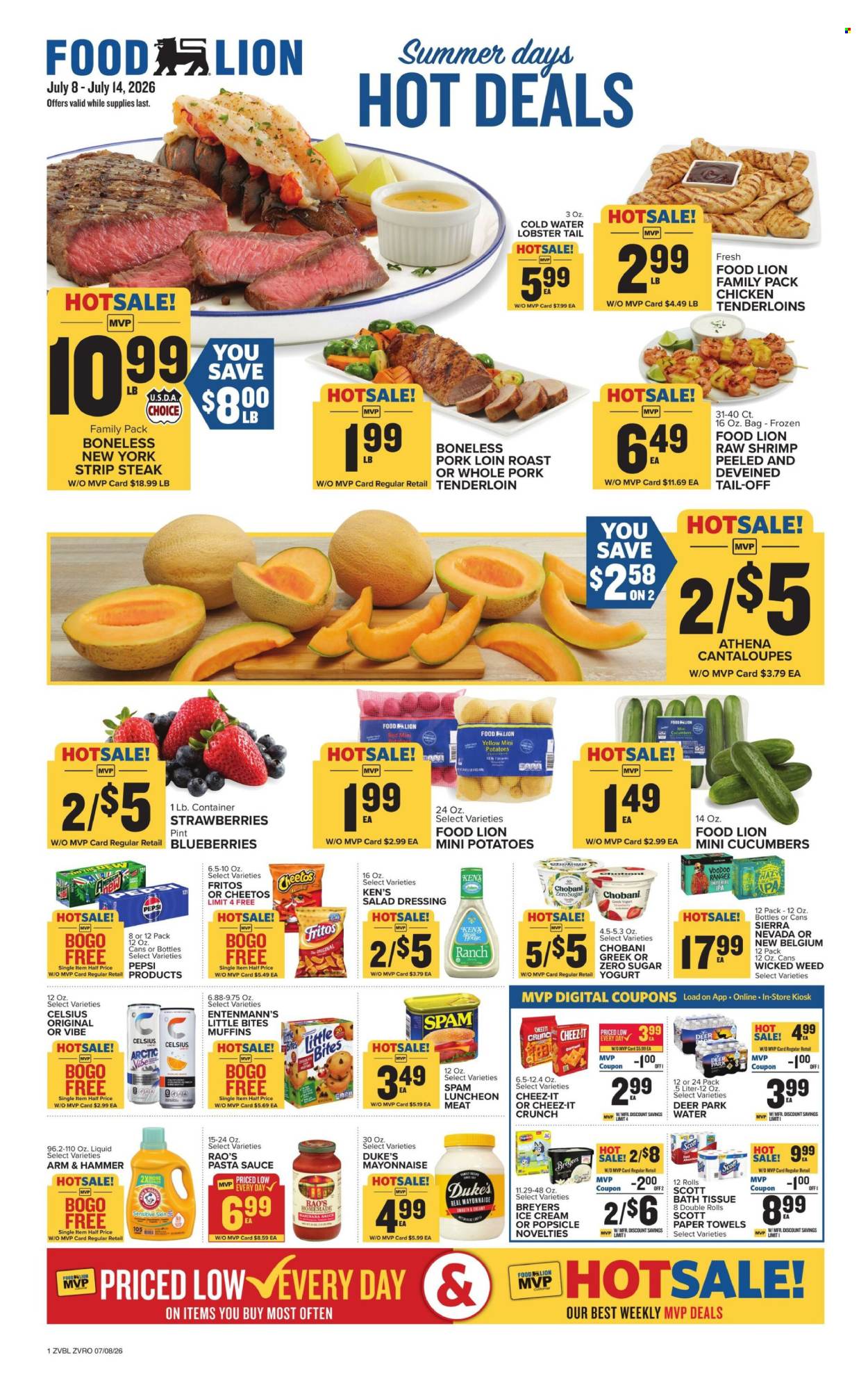Food Lion ad  - 07.08.2026 - 07.14.2026. Page 1