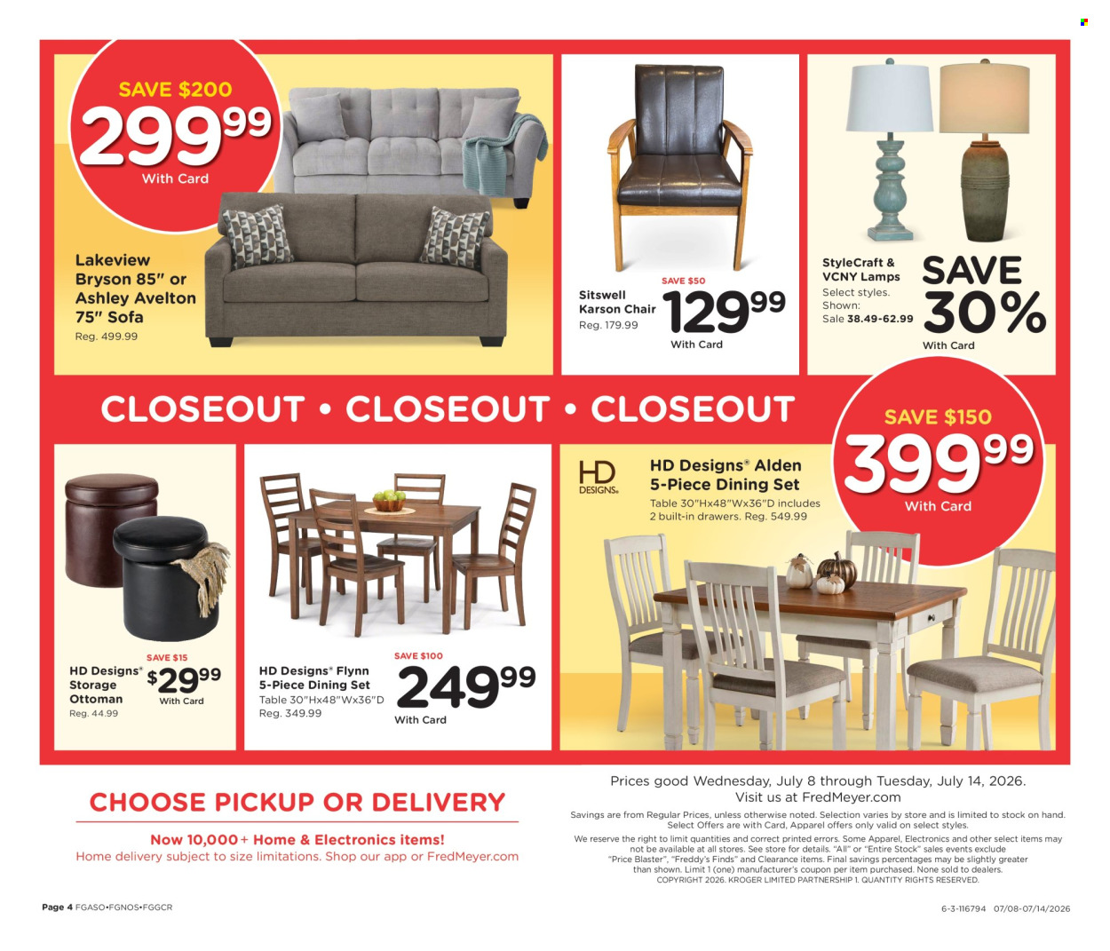 Fred Meyer ad  - 07.08.2026 - 07.14.2026. Page 4