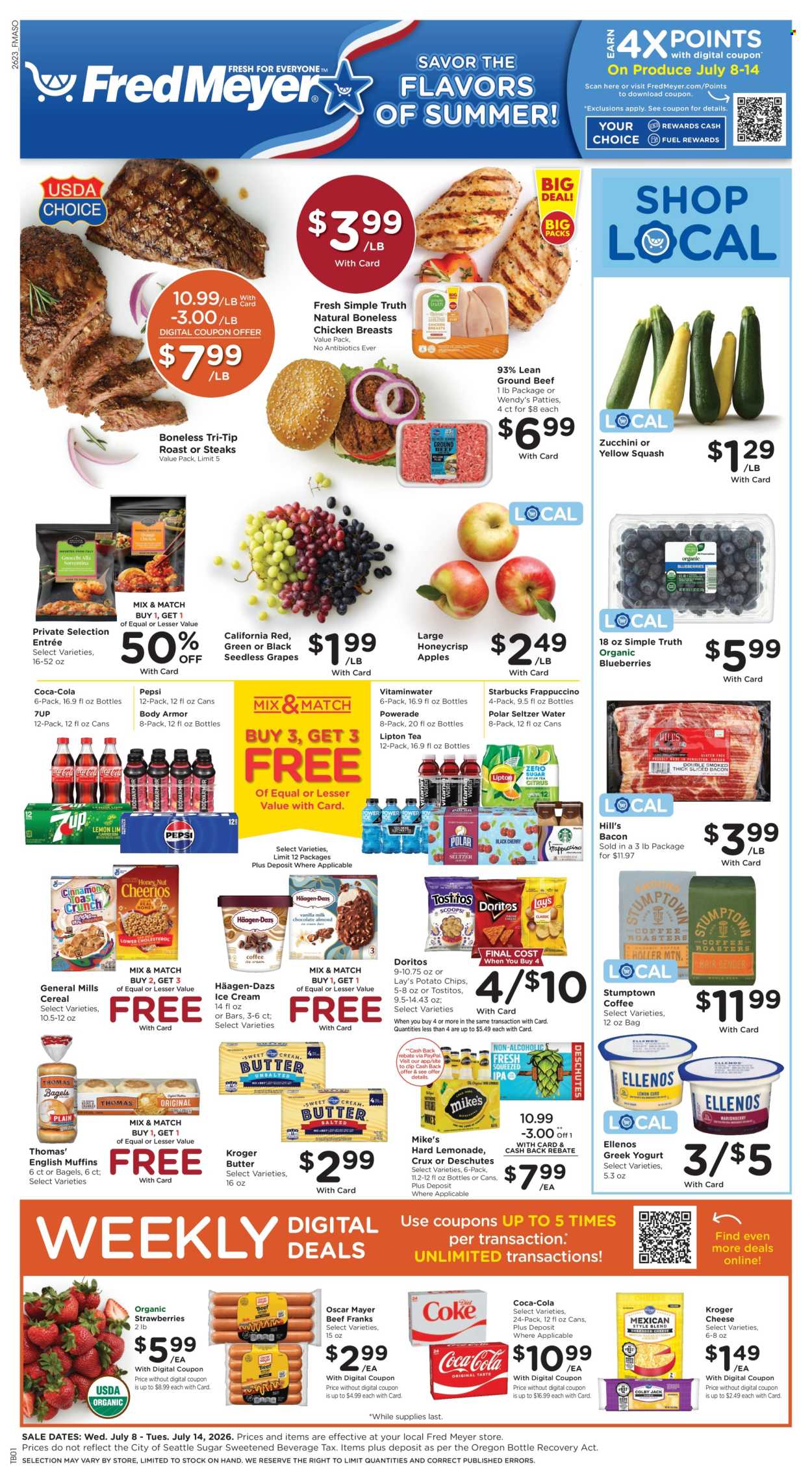 Fred Meyer ad  - 07.08.2026 - 07.14.2026. Page 1