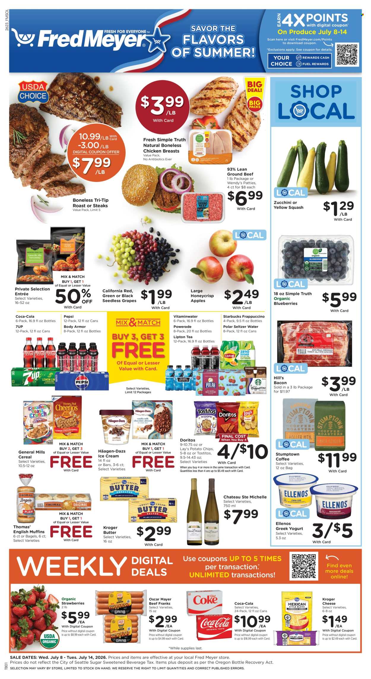 Fred Meyer ad  - 07.08.2026 - 07.14.2026. Page 1