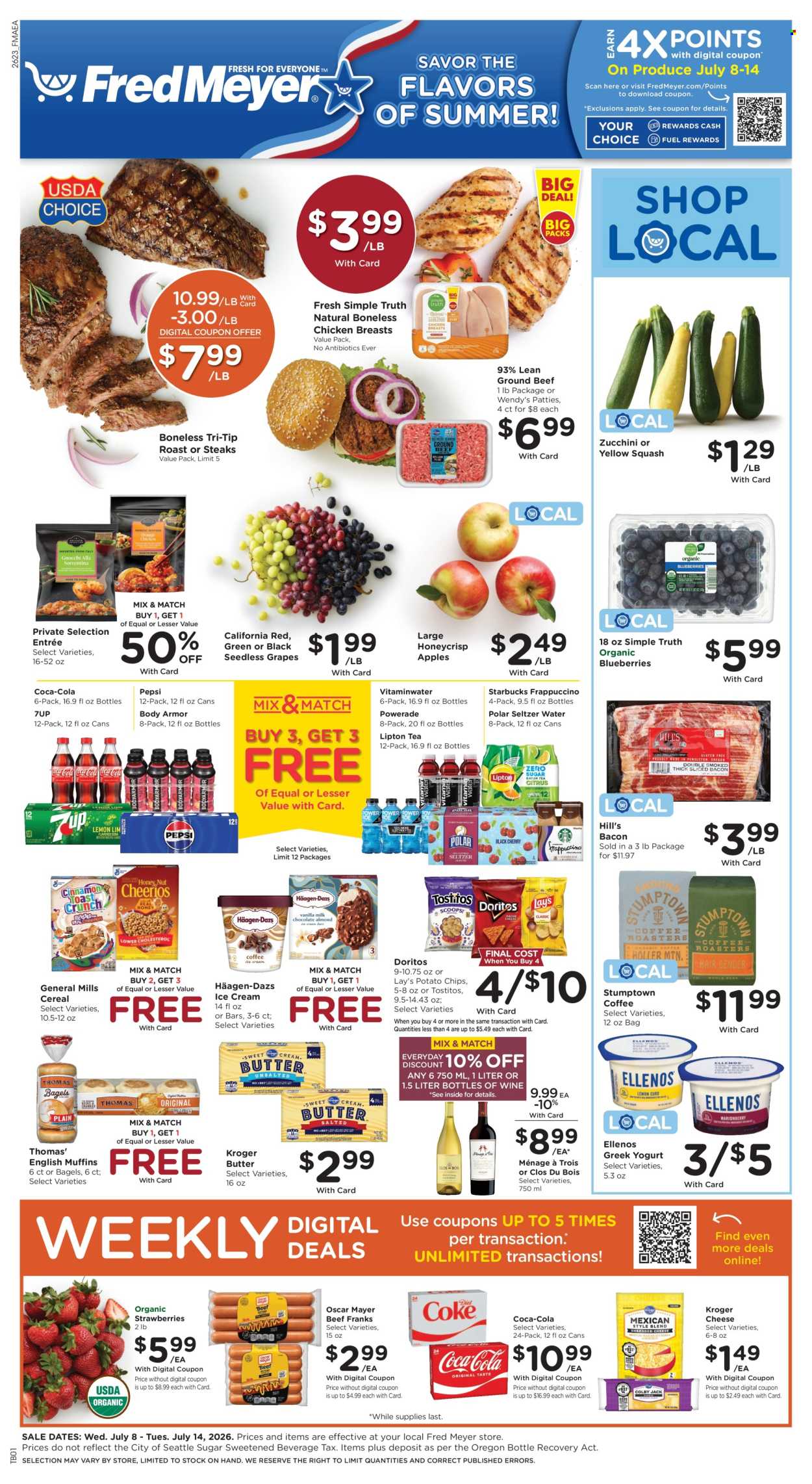 Fred Meyer ad  - 07.08.2026 - 07.14.2026. Page 1