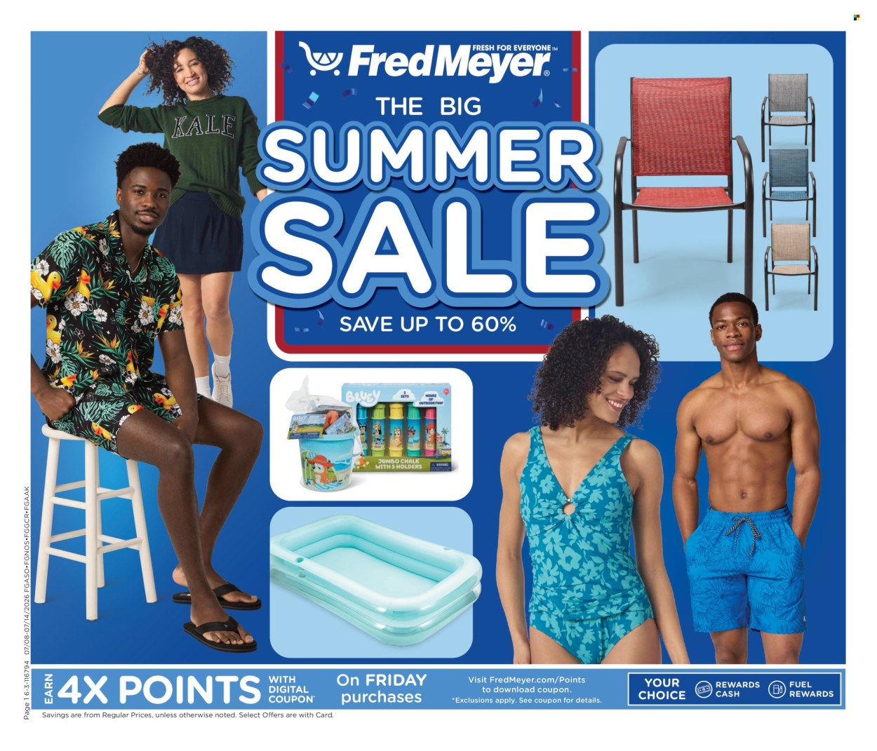 Fred Meyer ad  - 07.08.2026 - 07.14.2026. Page 1