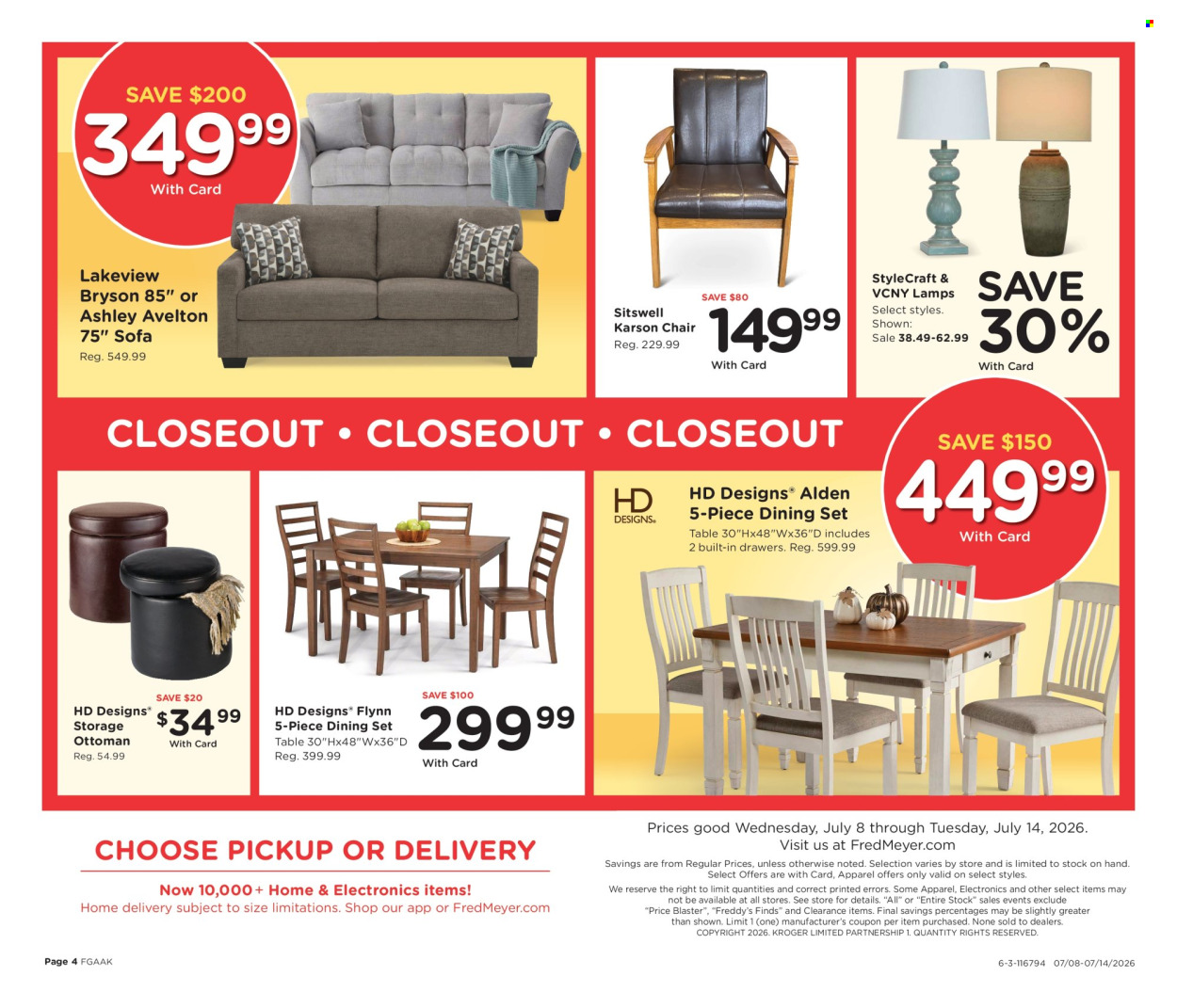 Fred Meyer ad  - 07.08.2026 - 07.14.2026. Page 4