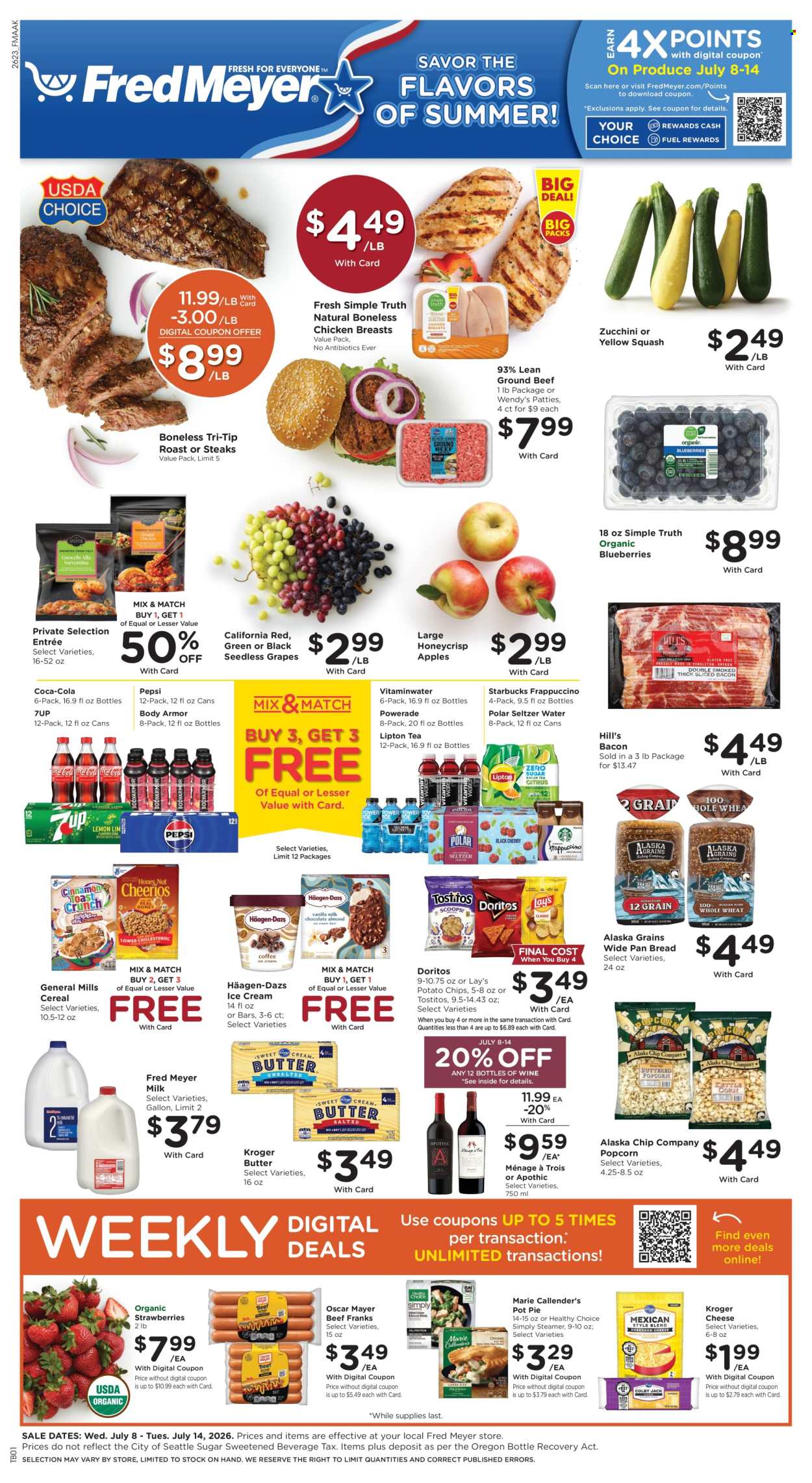 Fred Meyer ad  - 07.08.2026 - 07.14.2026. Page 1