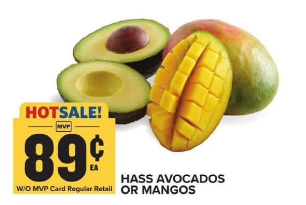 Hass Avocados or Mangos