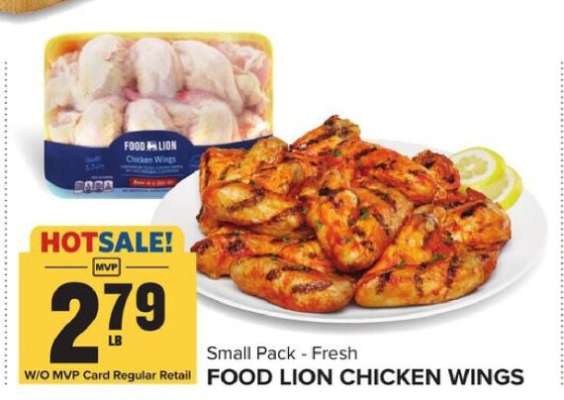 FOOD LION CHICKEN WINGS