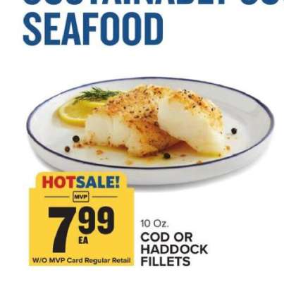 Cod or Haddock Fillets