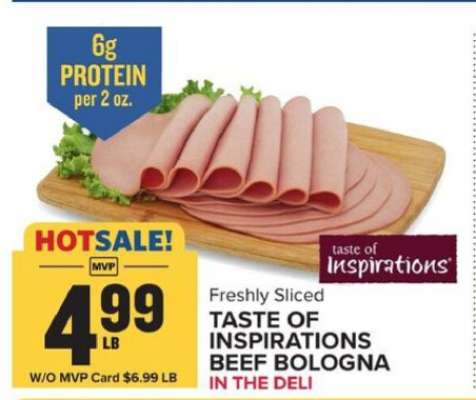 TASTE OF INSPIRATIONS BEEF BOLOGNA