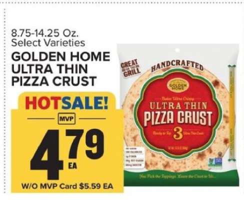 GOLDEN HOME ULTRA THIN PIZZA CRUST