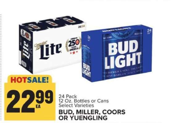 Bud, Miller, Coors or Yuengling