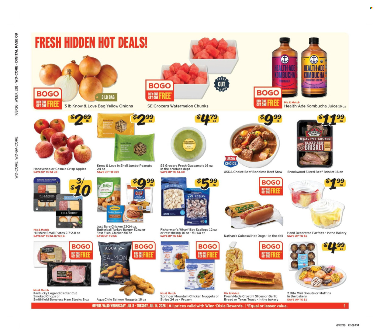 Winn Dixie ad  - 07.08.2026 - 07.14.2026. Page 9