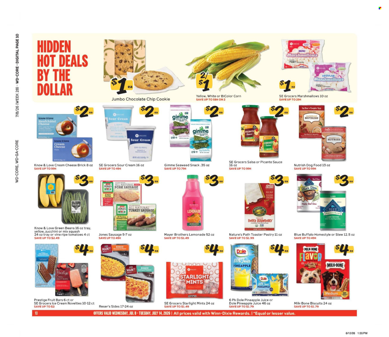 Winn Dixie ad  - 07.08.2026 - 07.14.2026. Page 10