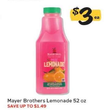 Mayer Brothers Lemonade