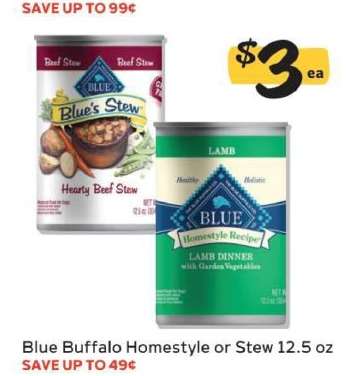 Blue Buffalo Homestyle or Stew