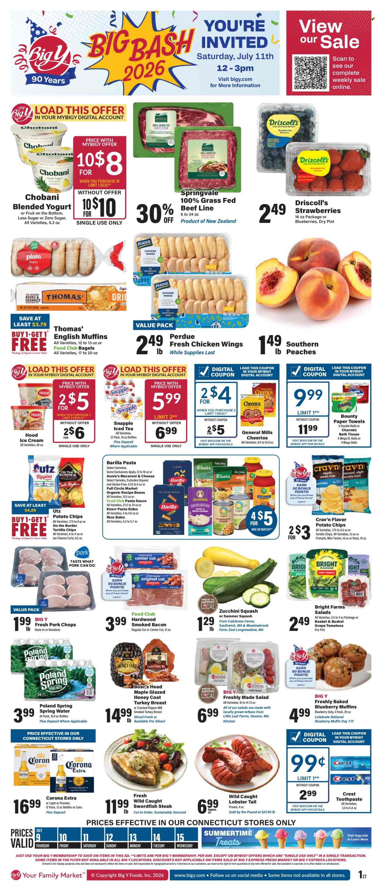 Big Y ad  - 07.09.2026 - 07.15.2026. Page 1