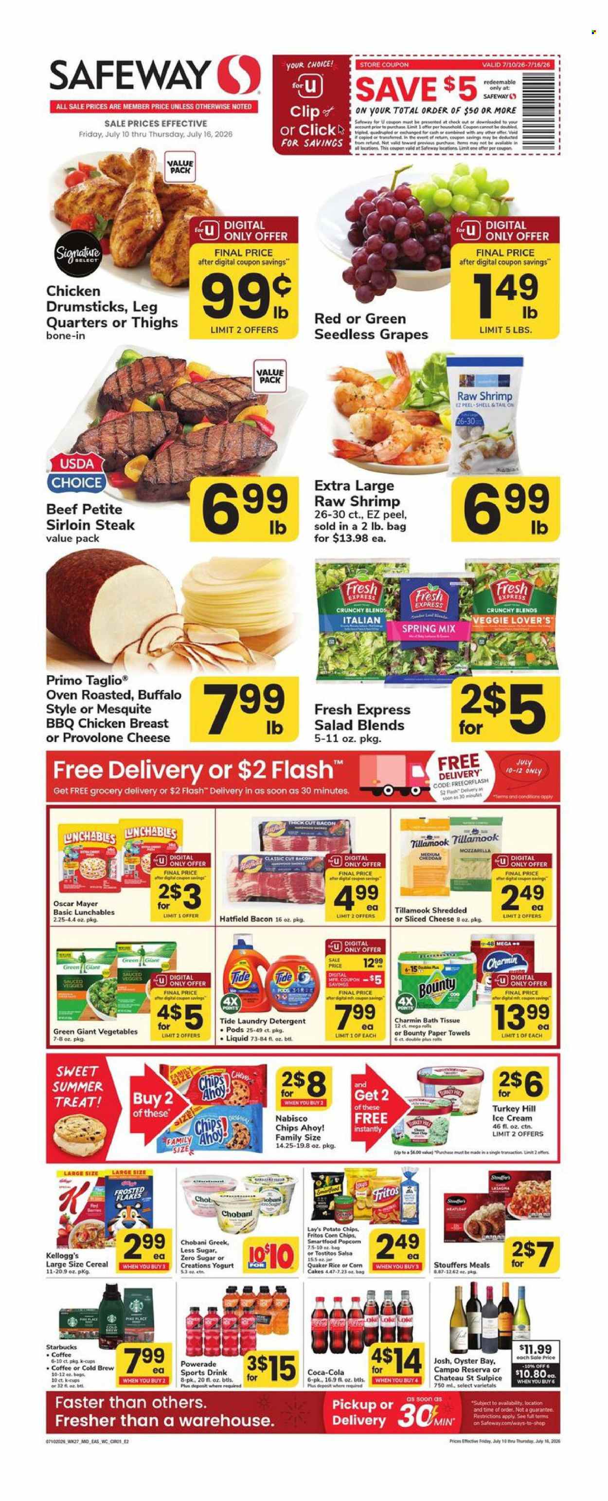 Safeway ad  - 07.10.2026 - 07.16.2026. Page 1