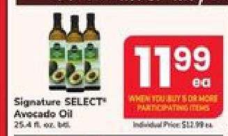 Signature SELECT Avocado Oil