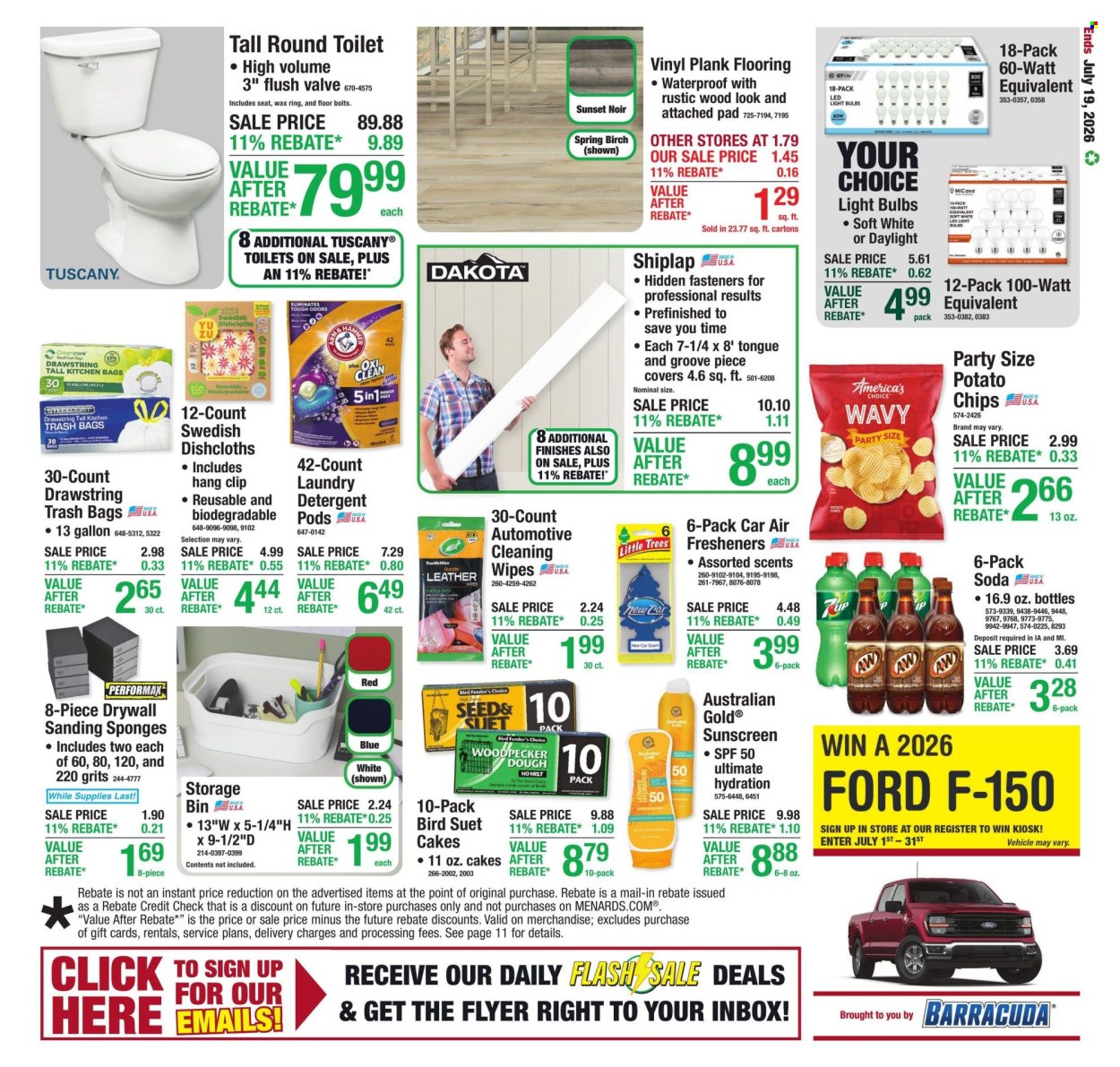 Menards ad  - 07.09.2026 - 07.19.2026. Page 20