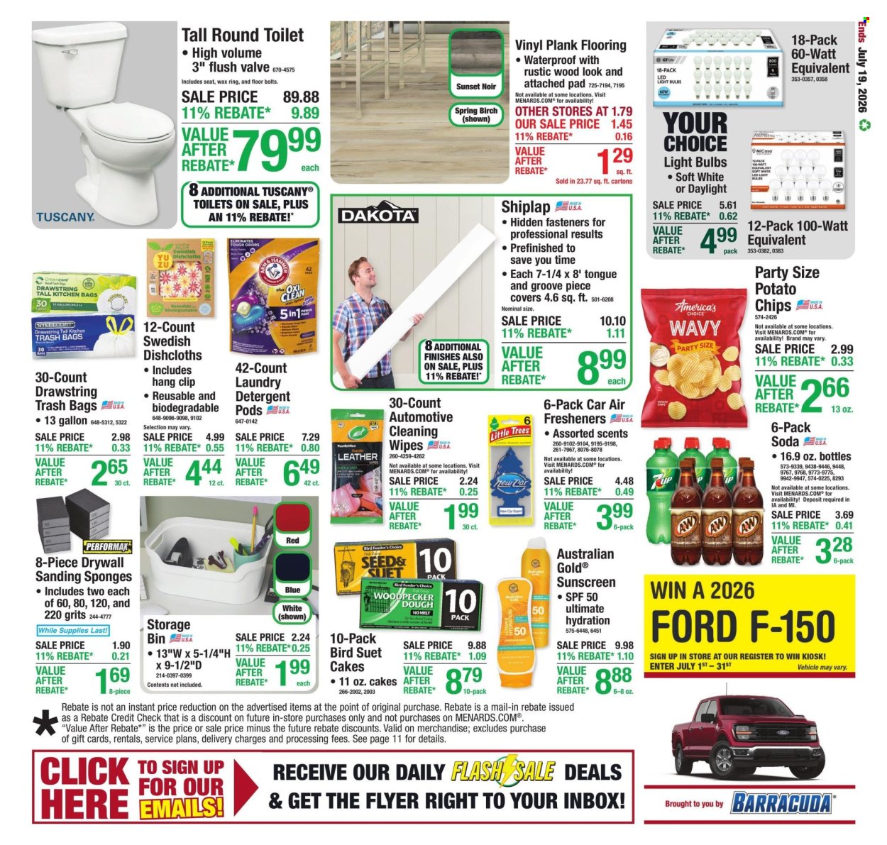 Menards ad  - 07.09.2026 - 07.19.2026. Page 20