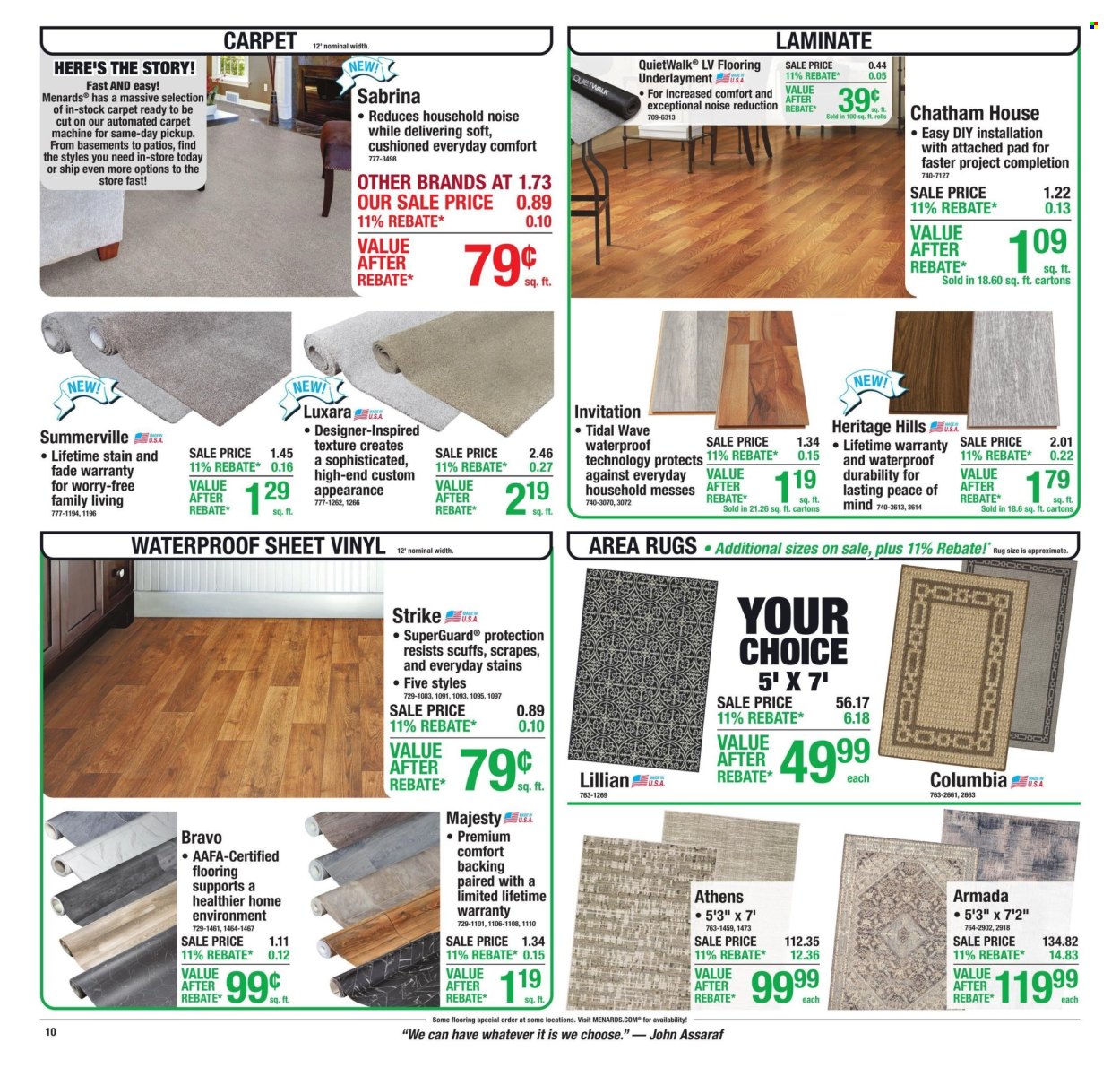 Menards ad  - 07.09.2026 - 07.19.2026. Page 17