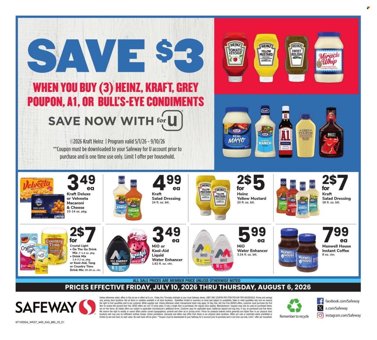 Safeway ad  - 07.10.2026 - 08.06.2026. Page 32