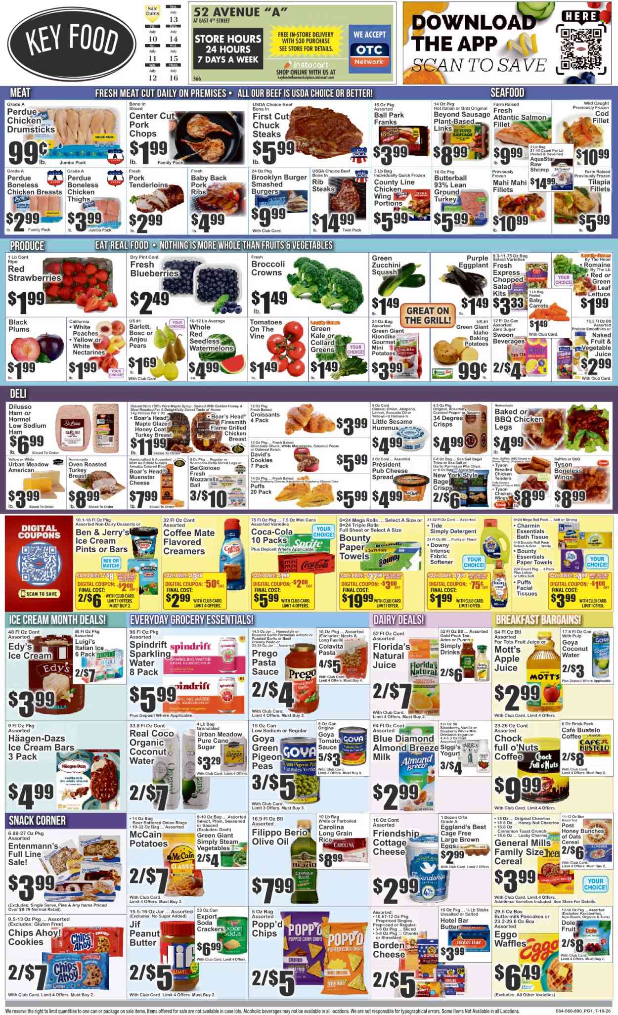 Key Food ad  - 07.10.2026 - 07.16.2026. Page 1