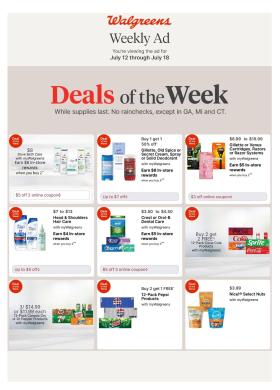 Walgreens - Weekly Ad