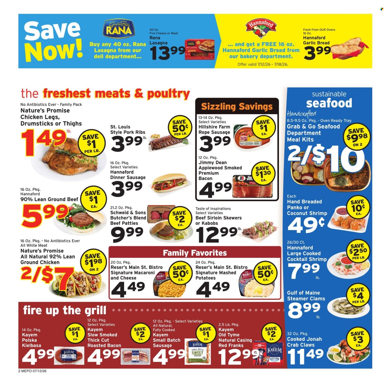 Hannaford ad  - 07.12.2026 - 07.18.2026. Page 2