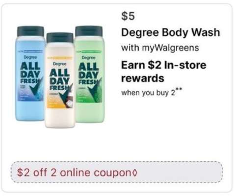 Degree Body Wash