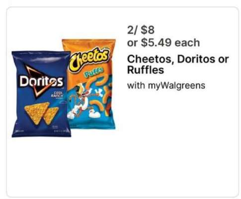 Cheetos, Doritos, or Ruffles