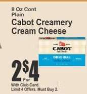 Cabot Creamery Cream Cheese