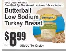 Butterball Low Sodium Turkey Breast
