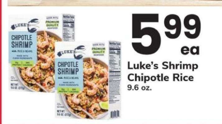 Luke's Shrimp Chipotle Rice
