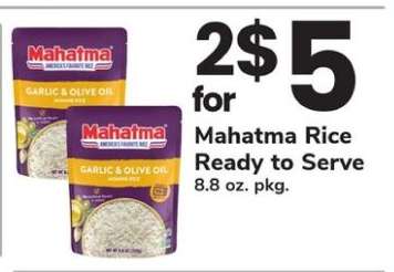 Mahatma Rice Ready to Serve