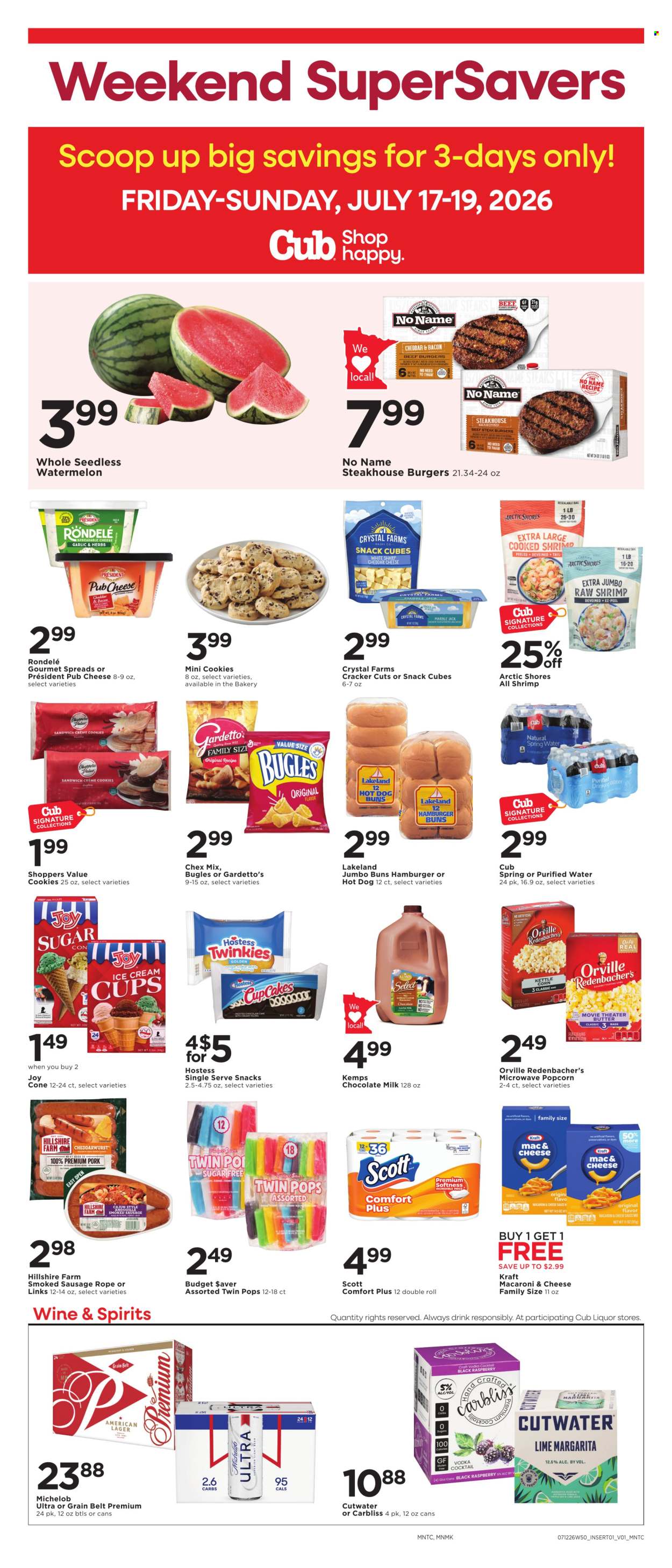 Cub Foods ad  - 07.12.2026 - 07.18.2026. Page 3