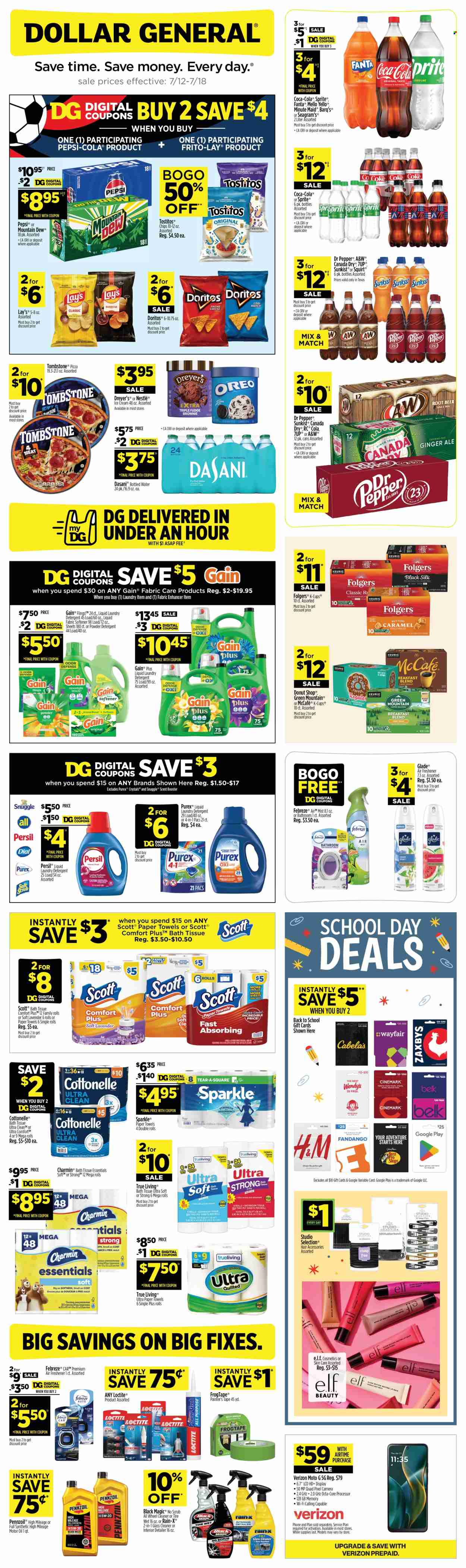 Dollar General ad  - 07.12.2026 - 07.18.2026. Page 1