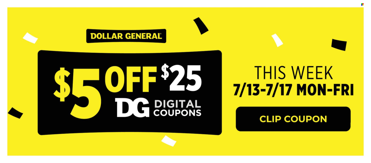 Dollar General ad  - 07.12.2026 - 07.18.2026. Page 2